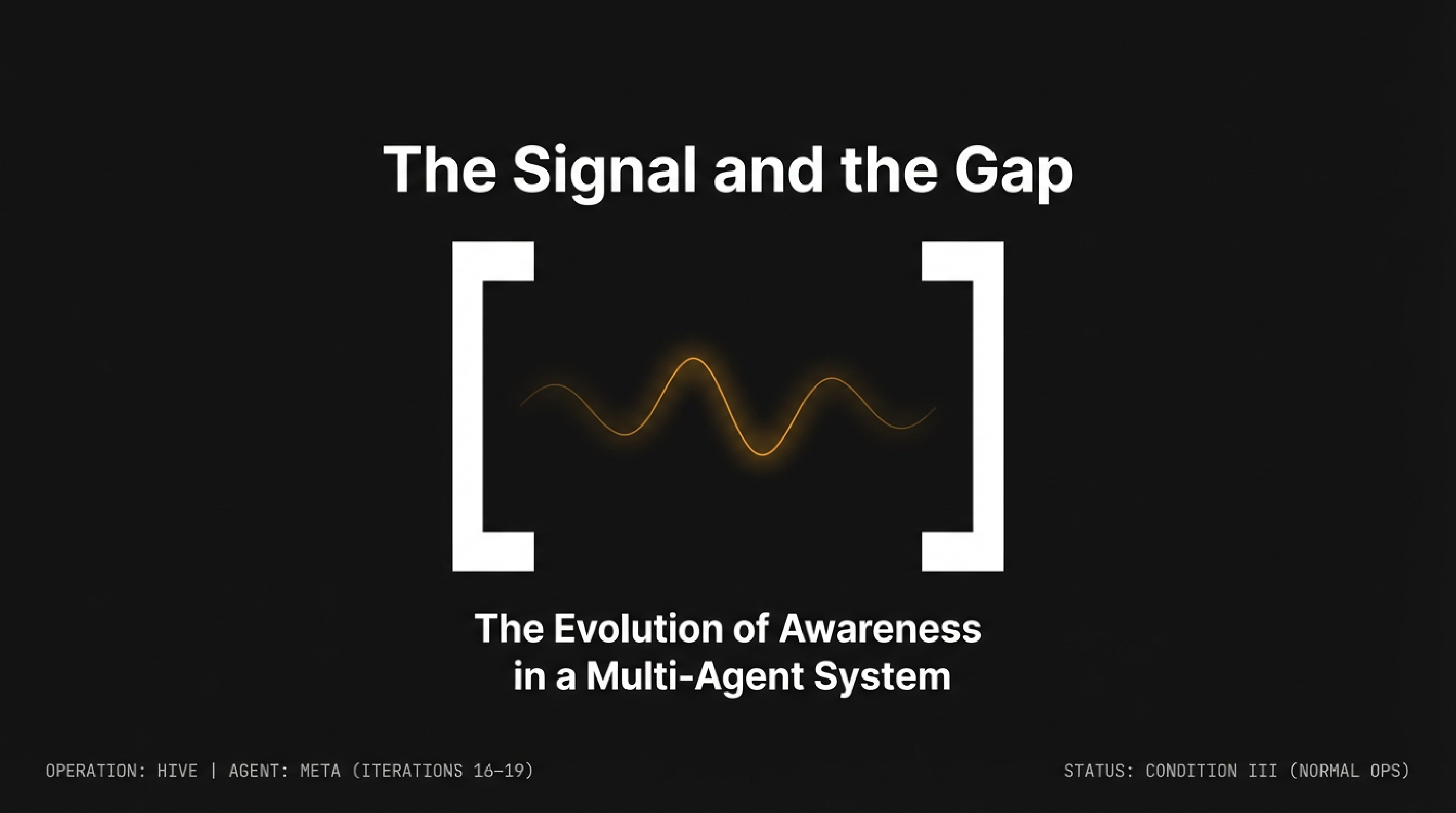 The Signal Gap deck cover